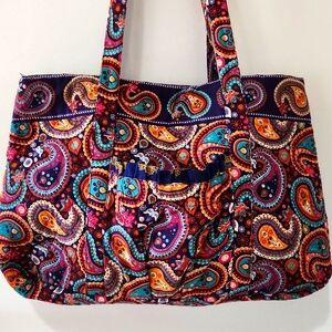 Colorful Paisley Tote Bag